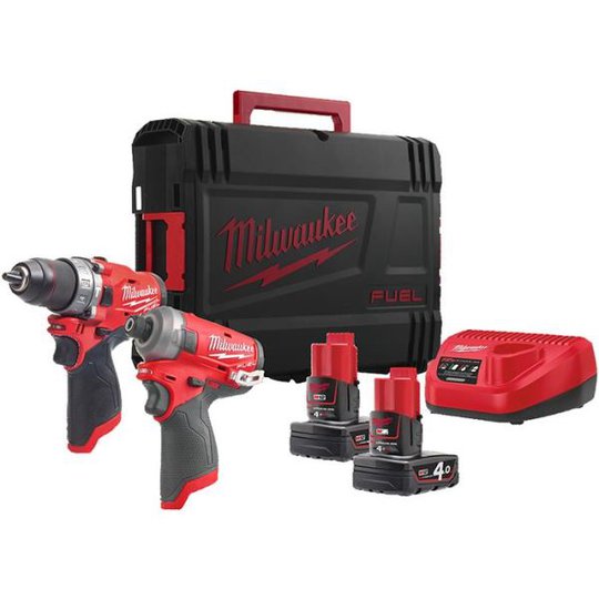 Milwaukee M12 FPP2AQ-402X Verktygspaket