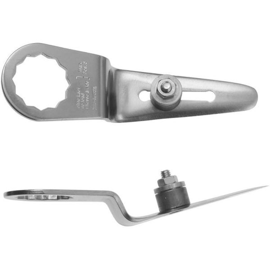 Fein 63903170014 Fönsterkniv z-bockning, ställbart djupanslag, 2-pack 100 x 18-39 mm