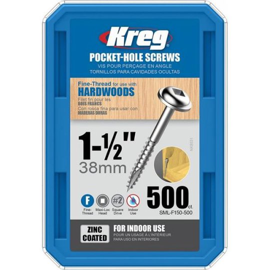 Kreg SML-F150-500 Skruv 38 mm 500-pack