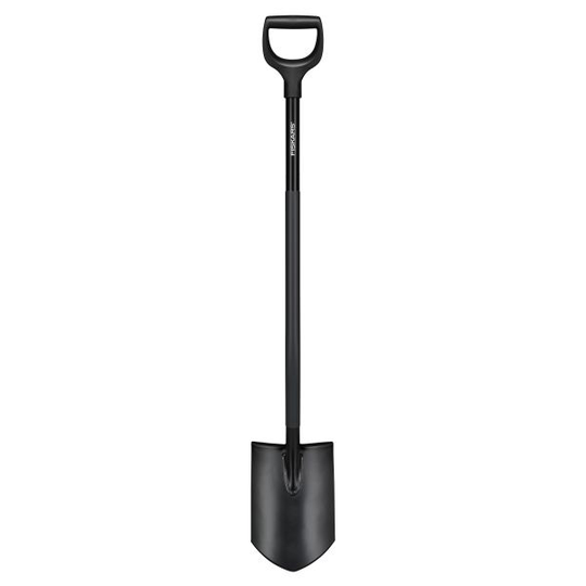 Fiskars Comfort 1067513 Spade spetsig, svart