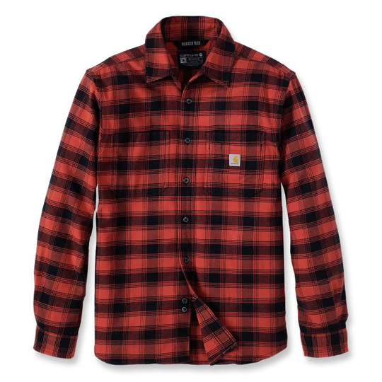 Carhartt 105945R81-S Flanellskjorta röd, svart S