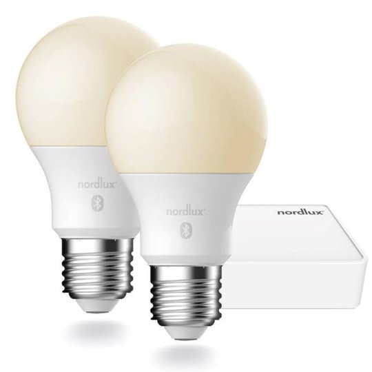 Nordlux SMARTLIGHT 2070062701 Glödlampspaket smart, 2x E27 SMD 900, med brygga