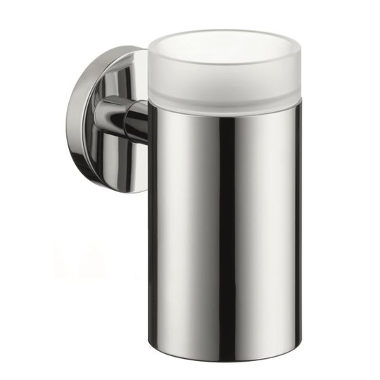 Hansgrohe Logis Tandborsthållare krom/glas