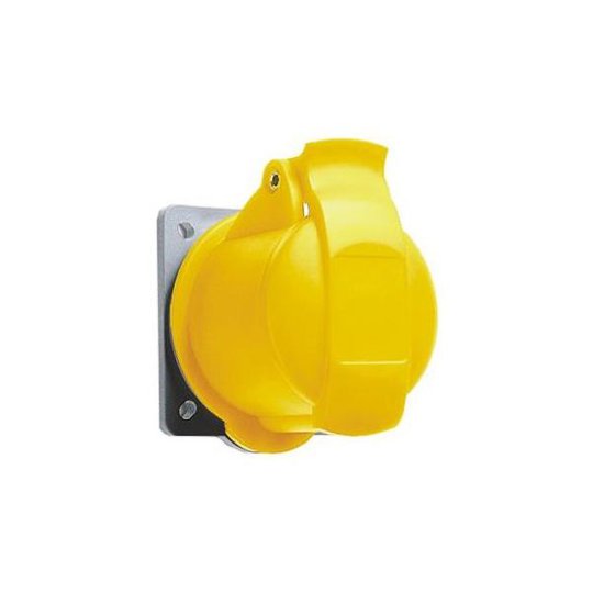 ABB 2CMA193145R1000 Vägguttag 16 A, IP44 3-polig, gul
