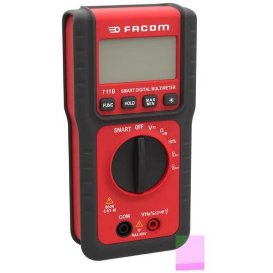 Facom 711B Multimeter digital, med batterier