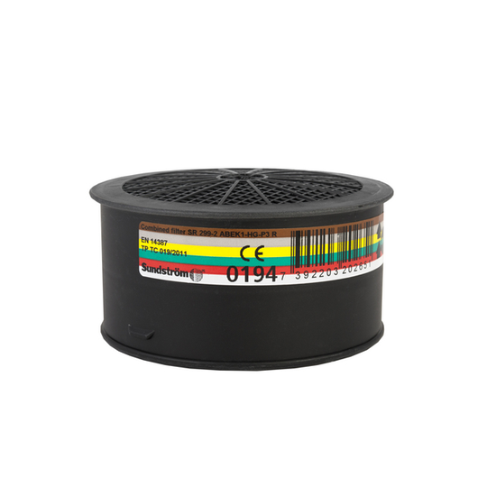 KOMBIFILTER SR 299-2 ABEK1-HG-P3 SUNDSTRÖM | Beijerbygg Byggmaterial