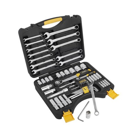 Ironside 101378 Hylsnyckelsats 1/4" & 1/2", 57 delar