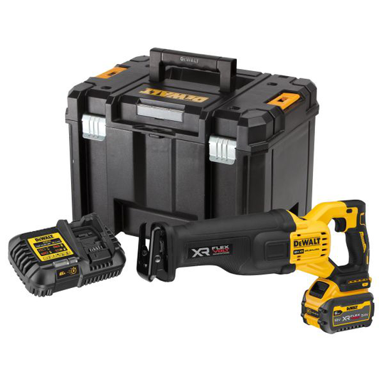 Dewalt DCS386T1-QW Tigersåg med batteri och laddare