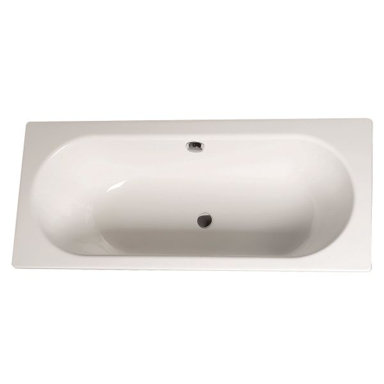 Gustavsberg GB2116030100 Duobadkar med bottenventil, 700x1600 mm