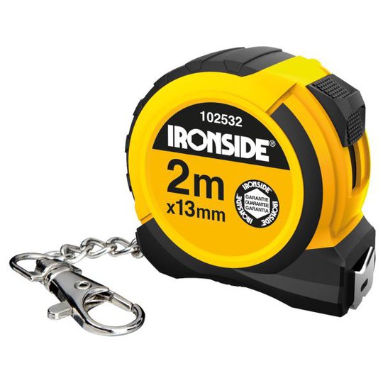 Ironside 102532 Måttband 2 m, med nyckelring