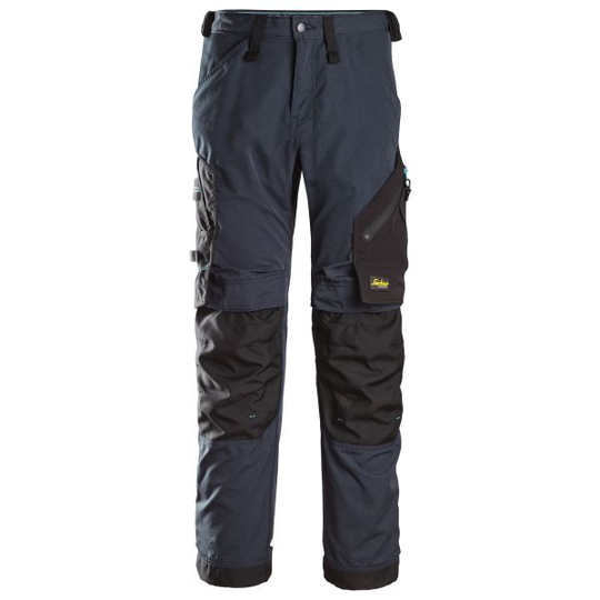 Snickers 6310 LiteWork Arbetsbyxa marinblå/svart, med stretch 40