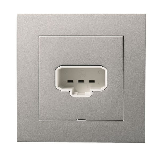 Elko EKO04978 Lamputtag 2-pol, för vägg Aluminium