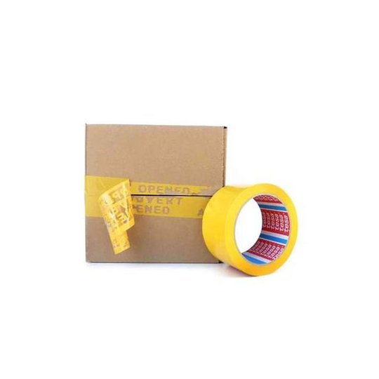Tesa 64007 Säkerhetstejp med manipuleringsskydd, 50 m x 50mm