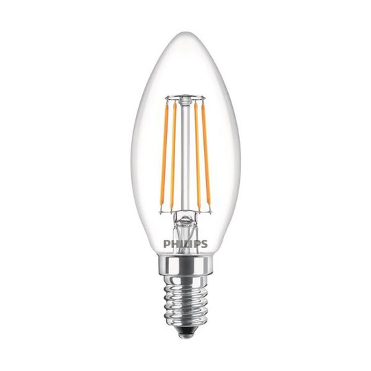 Philips Classic LED Filament LED-lampa 4,3 W, kronljusform