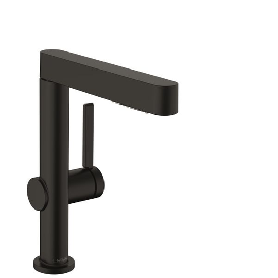 Hansgrohe Finoris 230 Tvättställsblandare push-open ventil Svart