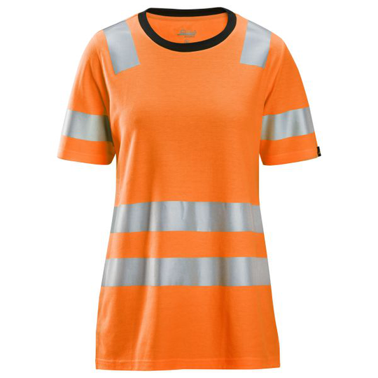 Snickers 2537 T-shirt varsel, orange XS
