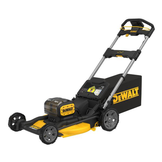 Dewalt DCMWP134W2-QW Gräsklippare med batteri och laddare