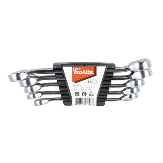Makita B-65545 Ringnyckelsats 5 delar, öppen
