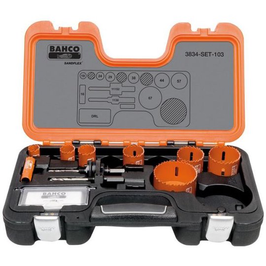 Bahco 3834-SET-103 Hålsågsats