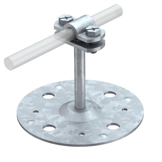 Obo Bettermann 5218829 Takledningshållare för horisontaltak Skruvtving, 100 mm