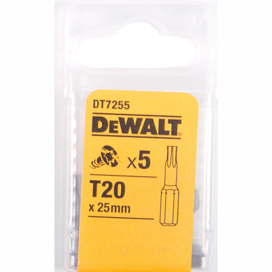 BITS TORX TX T20 25MM 5-PACK | Beijerbygg Byggmaterial