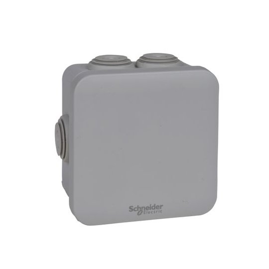 Schneider Electric ENN05004 Kopplingsdosa grå, utvändig 80x80x45 mm