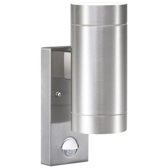 Nordlux TIN 21519129 Fasadarmatur sensor, GU10, IP54 60W, aluminium