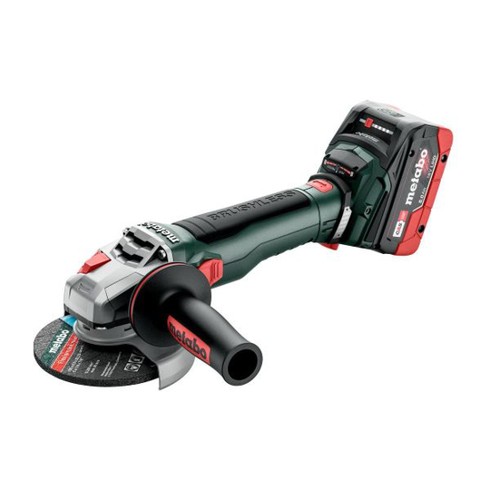 Metabo WB 18 LT BLQ BL 11-125 Vinkelslip med batteri och laddare