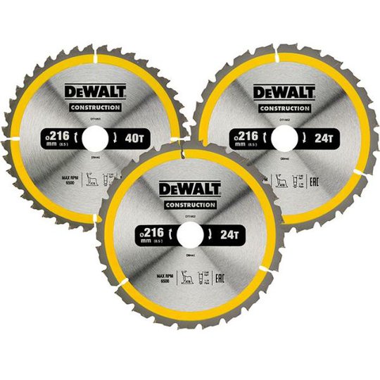 Dewalt DT1962-QZ Sågklingspaket 3-pack