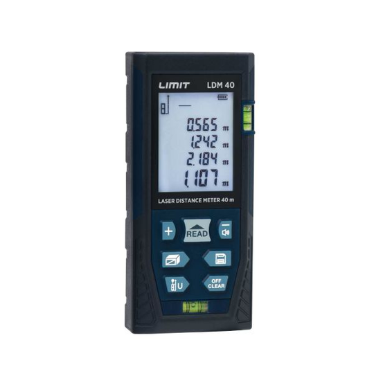 Limit LDM 40 Avståndsmätare inklusive batterier