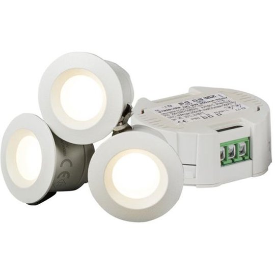 Hide-a-Lite Core Smart Downlightkit 45°, vit, 2700 K