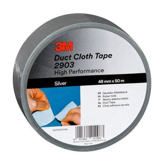 3M Scotch 2903 Vävtejp silver 72 mm x 50 m