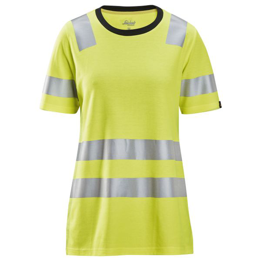 Snickers 2537 T-shirt varsel, gul XS