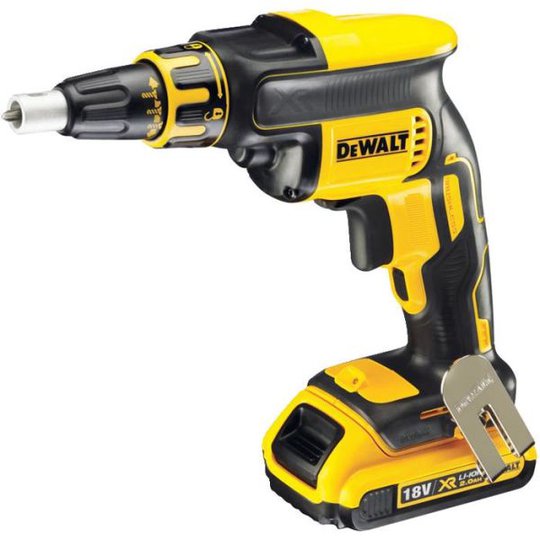 Dewalt DCF620D2 Gipsskruvdragare med 2,0Ah batterier och laddare