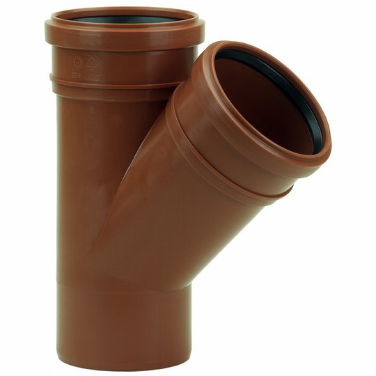 MARK-GRENRÖR 2MUFF 110X110X45GR