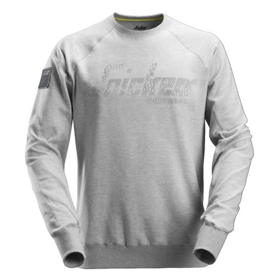 Snickers 2882 Sweatshirt gråmelerad XS