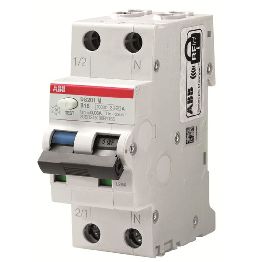 ABB 2CSR275180R1405 Personskyddsautomat 10kA, B-karakteristik, typ A DS201M M B40 A30