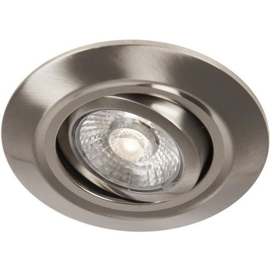 Hide-a-Lite Comfort Quick Downlight 2700 K Borstat stål