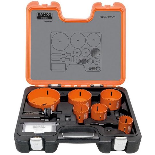 Bahco 3834-SET-61 Hålsågsats
