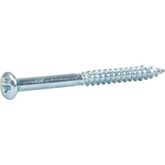 ESSVE 552644 Strömbrytarskruv 3 mm Ø, elförzinkad, 100-pack 44 mm
