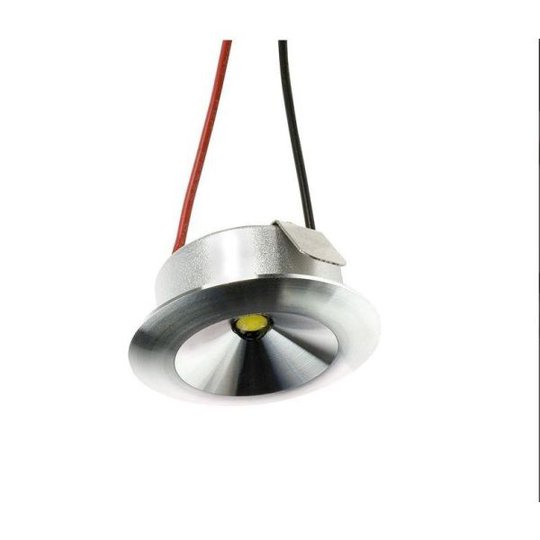 Designlight P-102A Downlight 1,2W, 350MA, aluminium