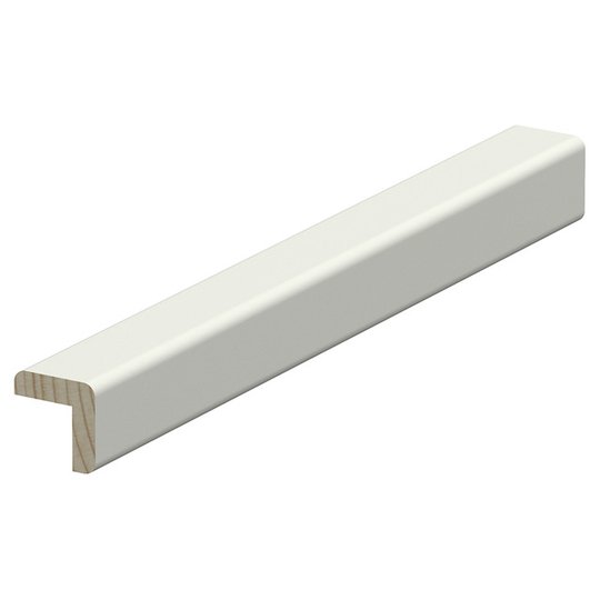 YTTERHÖRNLIST FURU 21X21MM VITMÅLAD