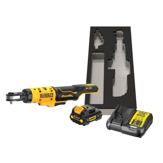 Dewalt DCF504L1G-QW Spärrskaft med batteri och laddare