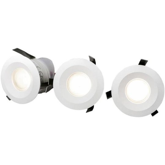 Hide-a-Lite Core Smart Outdoor Downlight vit, 3000 K, 3-pack