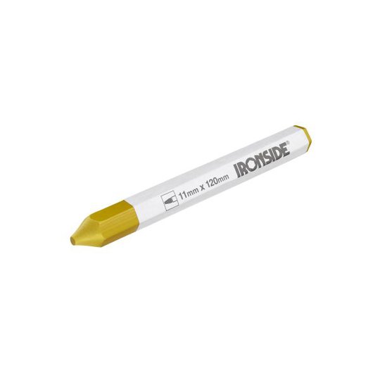 Ironside 100754 Färgkrita 11x120 mm, sexkantig, 12-pack Gul