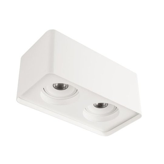 Hide-a-Lite Level Multi Box II Downlight 16W, vit, utanpåliggande 3000K
