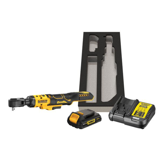 Dewalt DCF513D1G-QW Spärrskaft med batteri och laddare