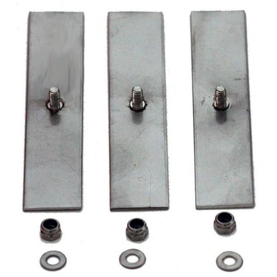 Design4Bath TBD-0110 Montagebricka för duschprofiler, 3-pack