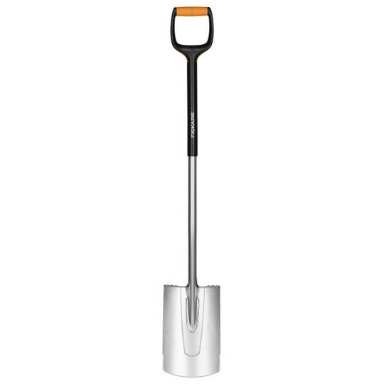 Fiskars Xact Kantspade halvrundad, stål/fibercomp L