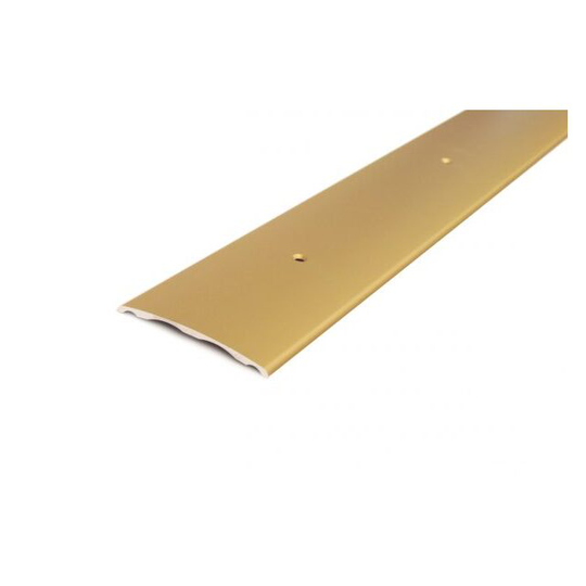 SKARVLIST 60MM SLÄT GULD 100CM INKLUSIVE SKRUV | Beijerbygg Byggmaterial